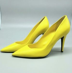 Tamara Mellon Lemon Yellow Pumps