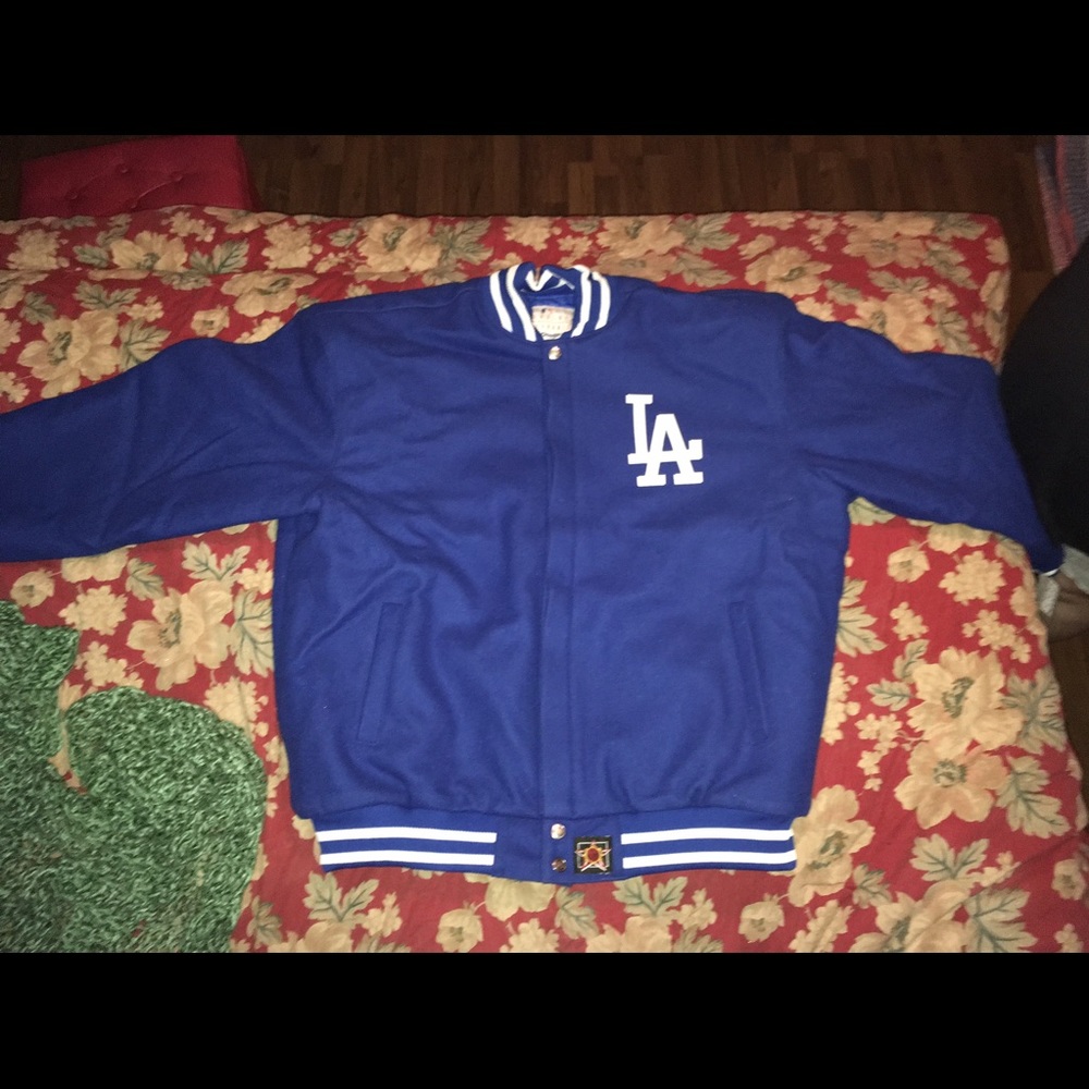 LA Dodgers JH Design Royal Team Color Wool Jacket