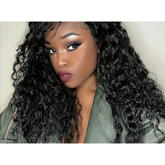 Curly Virgin Brazilian Lace Front Wig 20-22 inches main image 5
