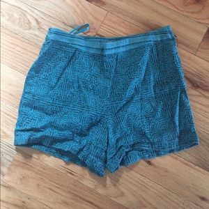 Free people tribal print shorts size 2