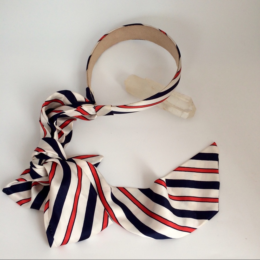 Stripe Tie Headband
