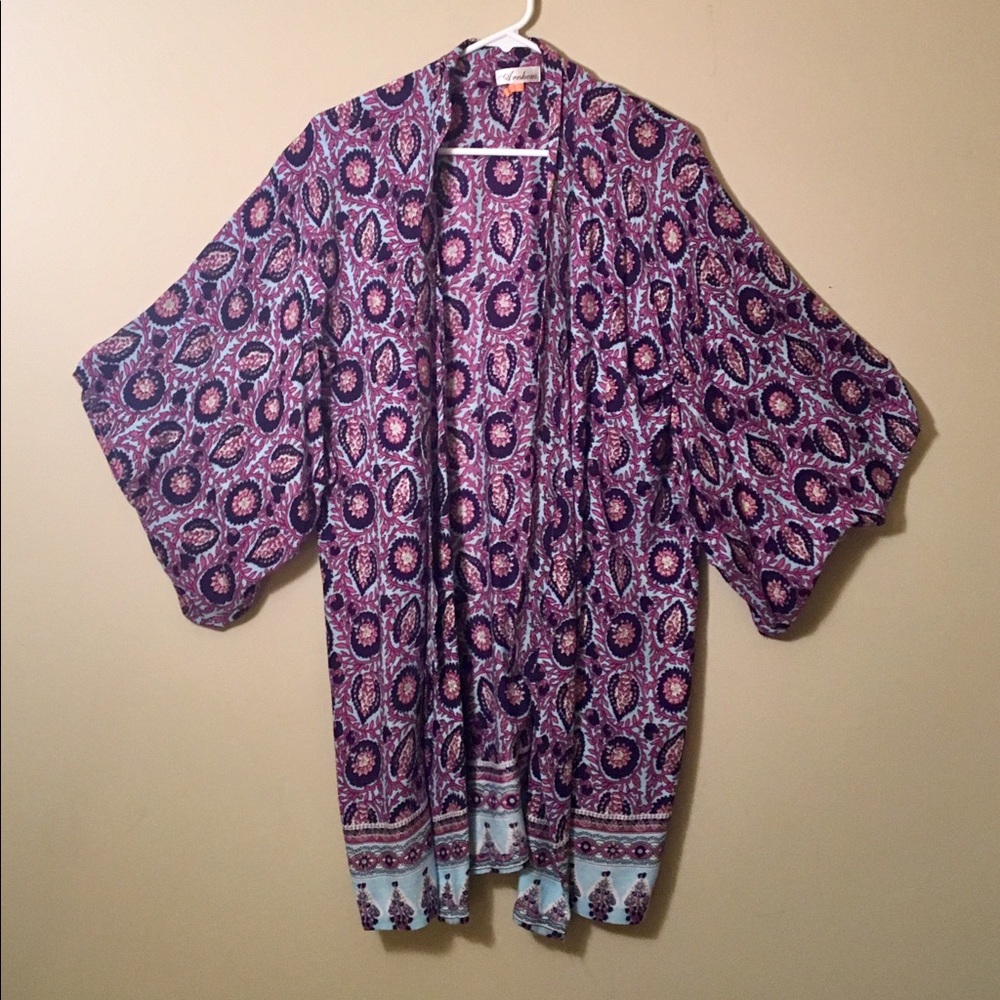 {Arnhem} Bowerbird Kimono - Picture 2 of 4