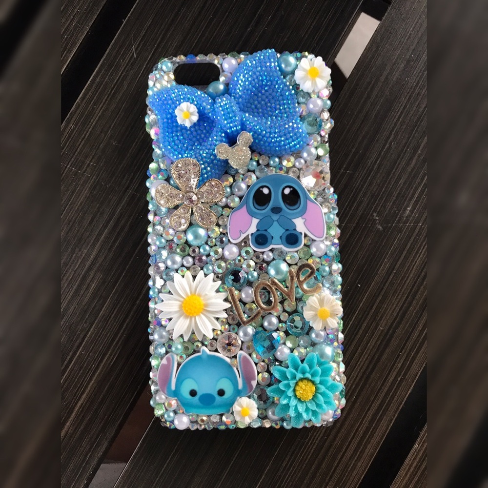 Custom Stitch Bedazzled IPHONE 6 Case