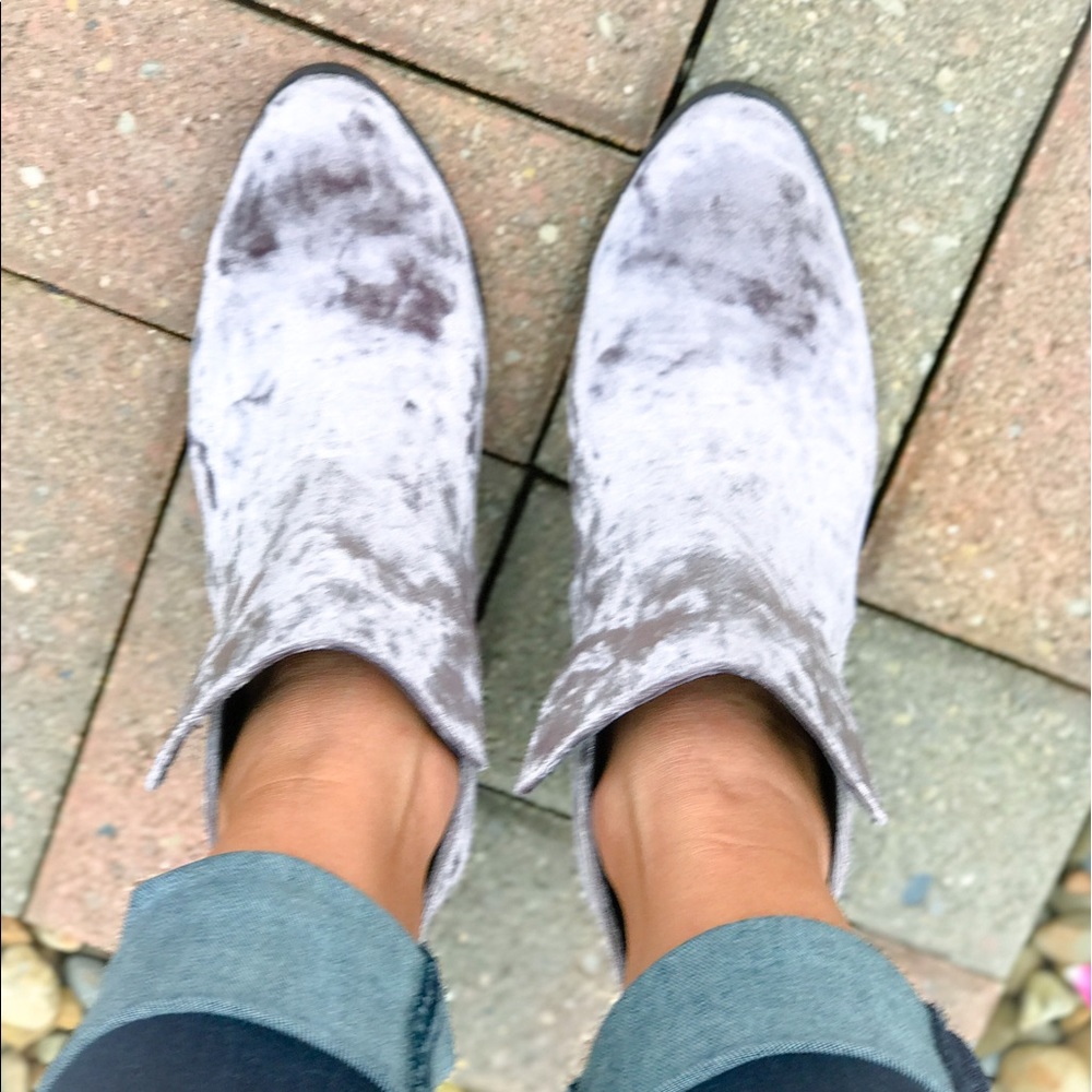 LAST PAIR! Crushed Suede Booties - Picture 6 of 8