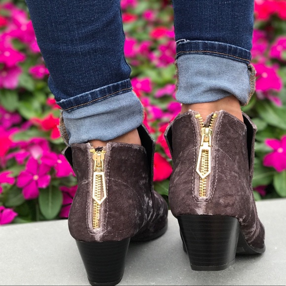 LAST PAIR! Crushed Suede Booties - Picture 5 of 8