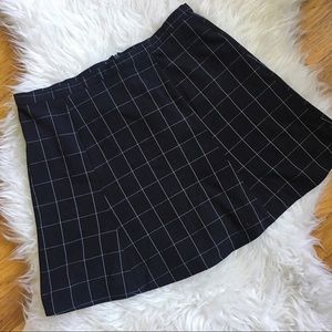 American Apparel Lulu Grid Skirt