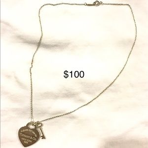 tiffany & co heart tag necklace
