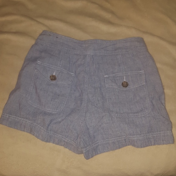 Express High Waist Linen Shorts - Picture 2 of 6