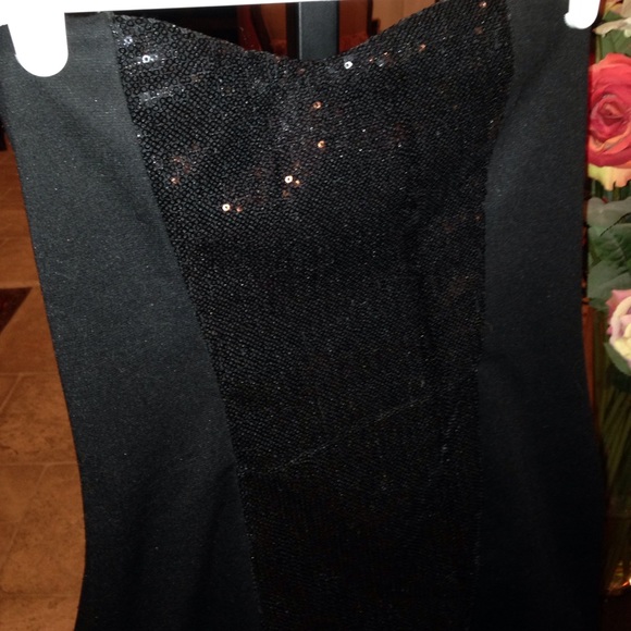 Flirty, Strapless, Sequin Dress - Picture 2 of 3