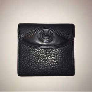 Black wallet with coin holder