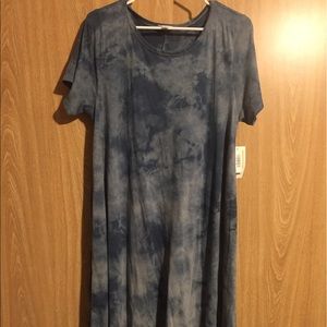 Lularoe acid wash Carly dress