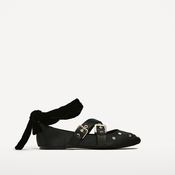 Zara Moon Stars ⭐Ballerina Flats - Picture 2 of 8
