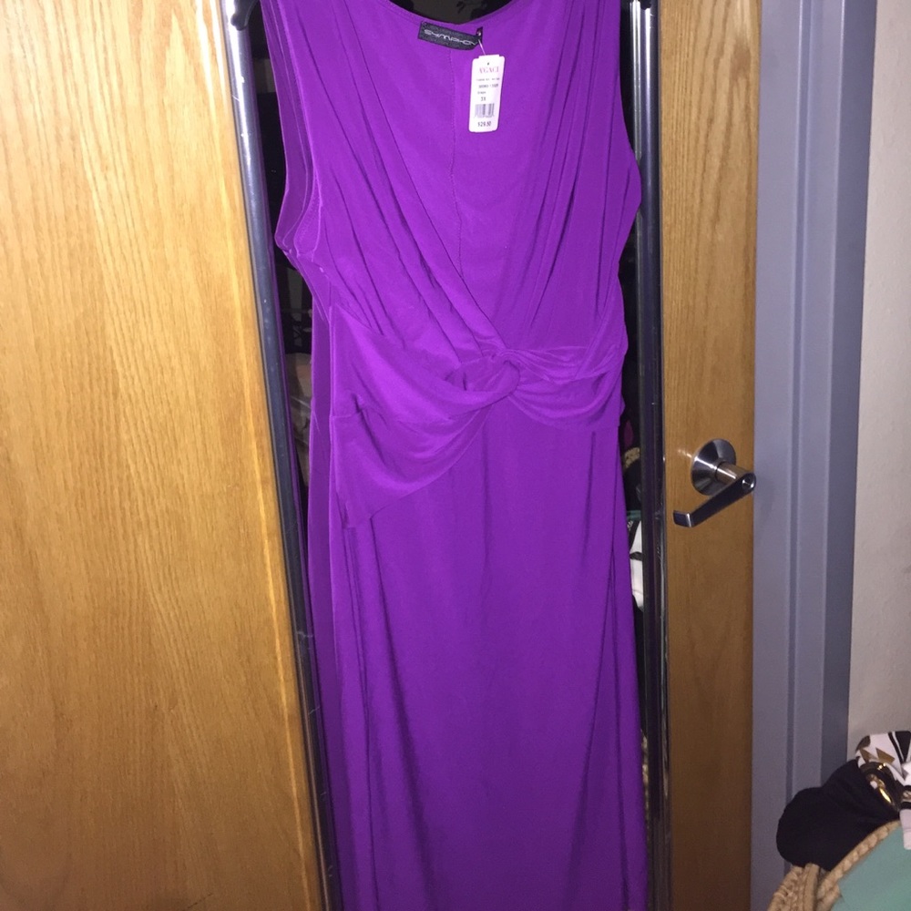 Purple Agaci midi dress