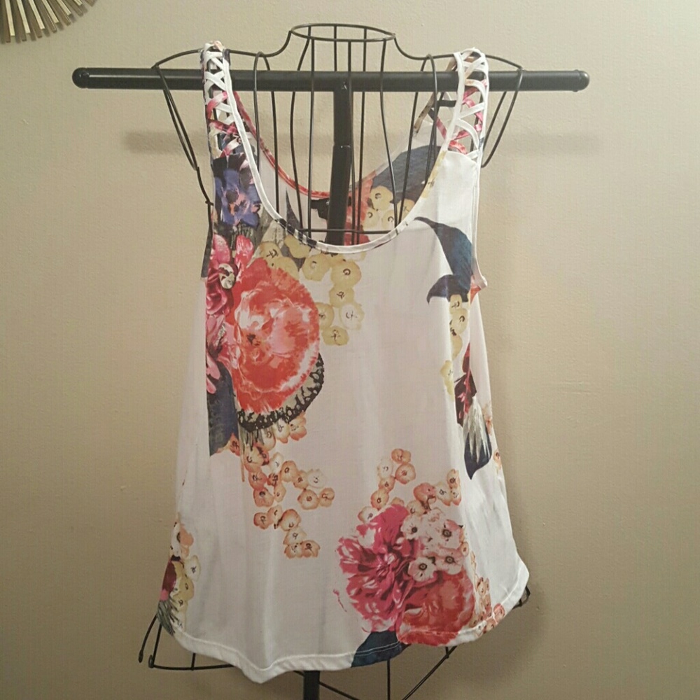 H & M Small Floral Tank