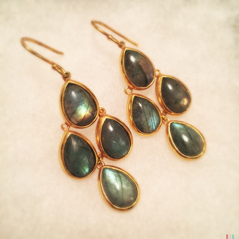 NWOT | Opalescent Chandelier Earrings