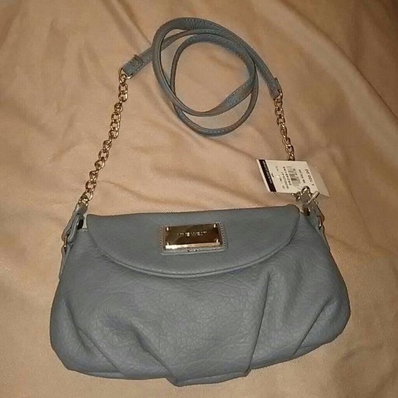 Nine West Handbags - Blue Slate Grey NineWest Cross body Purse