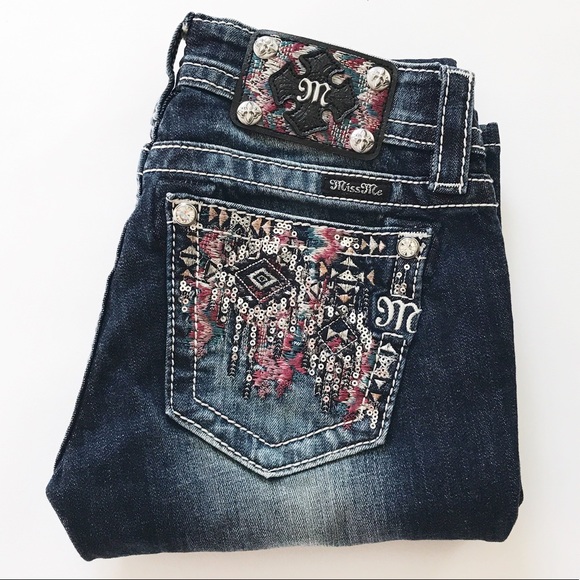 Last one Sz 24🌹Miss me signature bootcut jeans - Picture 2 of 8