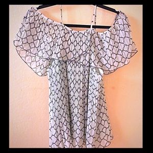 NWOT LC by Lauren Conrad mint & light blue blouse