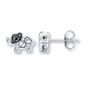 Kay jewelers elephant earrings