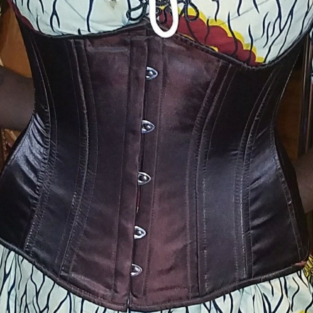 Corset, steel boned.