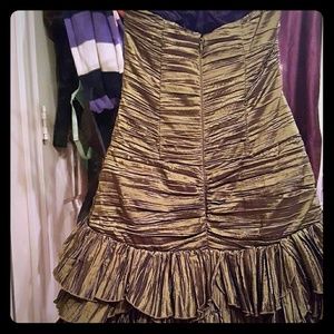 Beautiful olive green homecoming/cocktail dress!