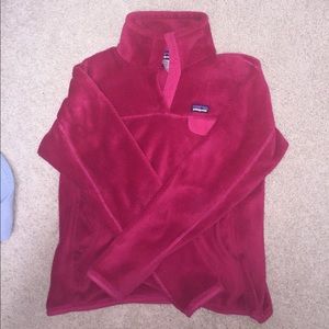 Dark Pink Women's Fleece Patagonia Pullover