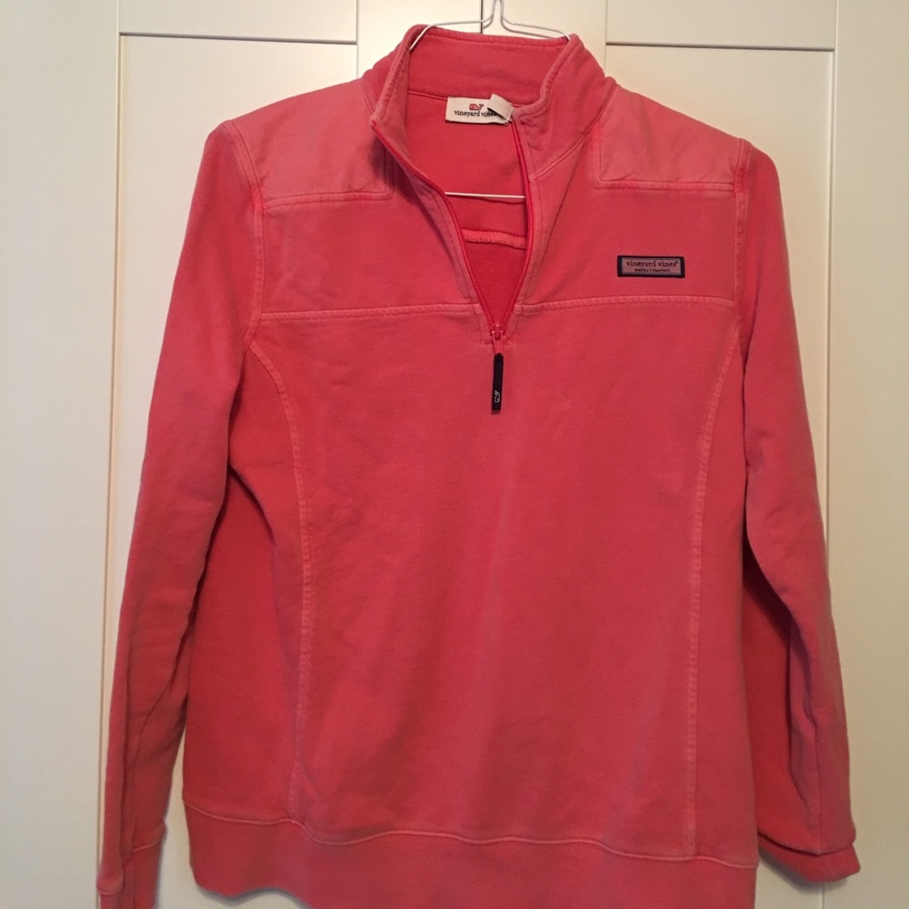 Vineyard vines Nantucket red quarter zip