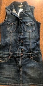 Diesel denim sleeveless dress