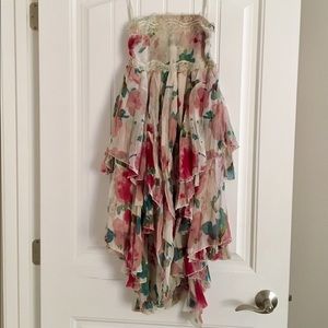 Anthropolgie boho floral lace dress by Hazel