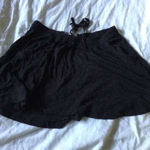 Aerie black flowy skirt/cover up