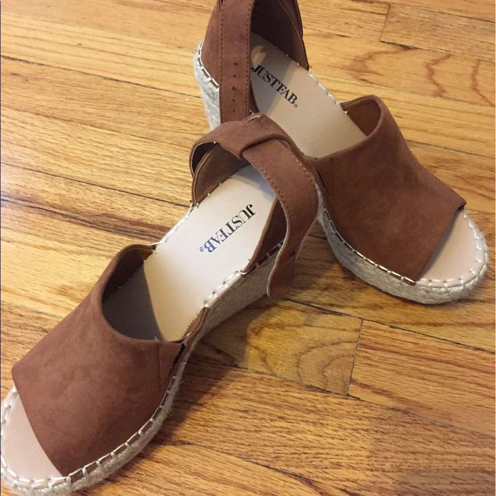 Tan Wedges Just Fab