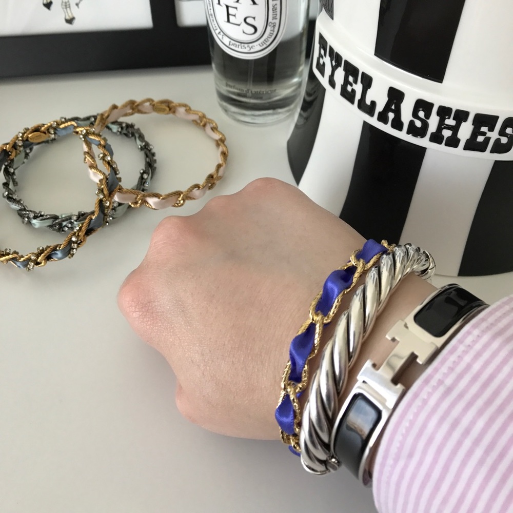 Rachel Leigh Purple and Gold Bangle