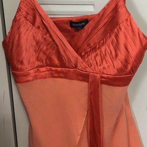 Orange Bebe top.