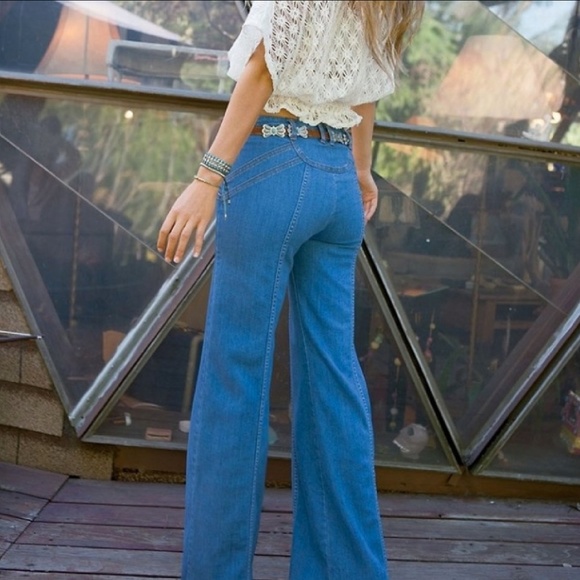 Free People Denim -  Free People  Flare Wide Leg Jeans