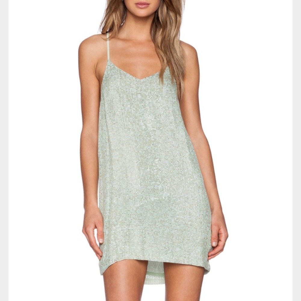 MVL Cameron Gold Sequin dress