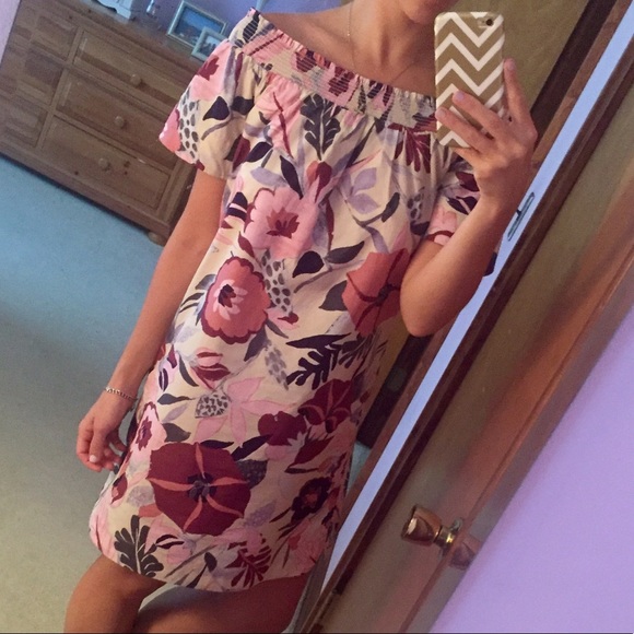 Loft off the shoulder dress - Picture 2 of 5