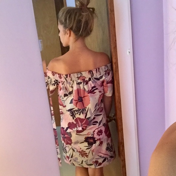 Loft off the shoulder dress - Picture 3 of 5