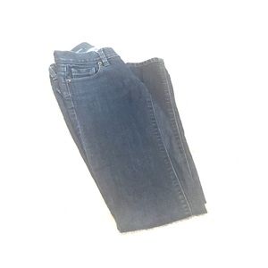 Dark wash skinny jeans