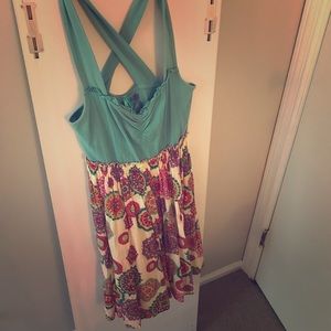 Bold spring and summer floral inspired dress