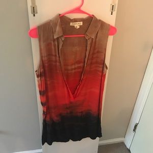 Sunrise inspired deep V tank