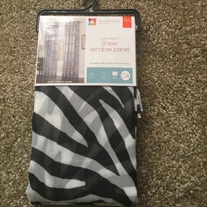 Zebra Print Curtains