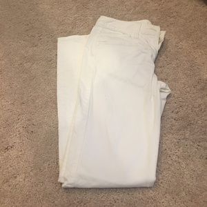 White loft pants