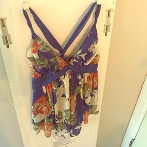 Floral, BOHO inspired tank