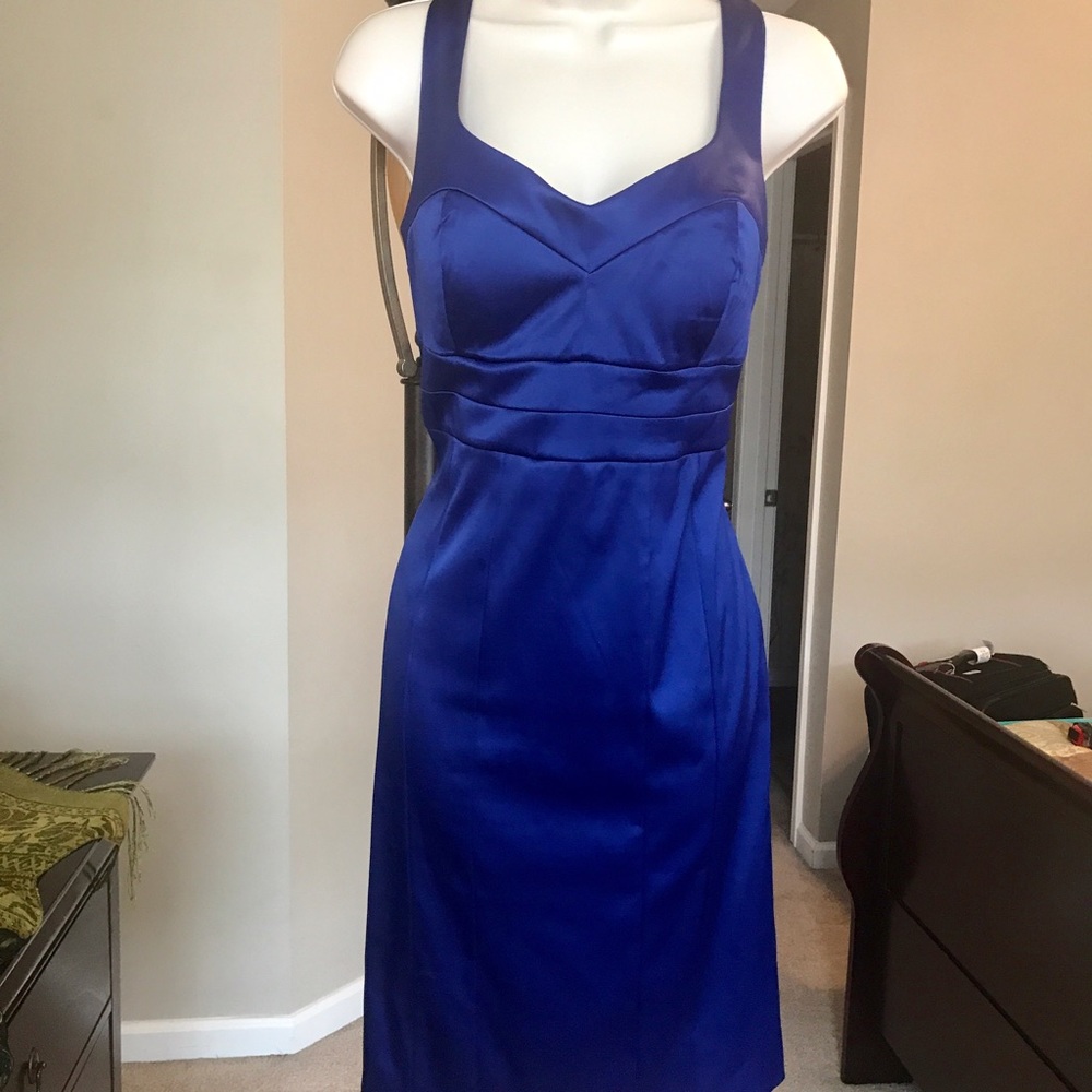 Royal Blue Sangria cocktail dress