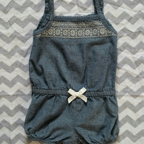 Carters Baby Girl Rompers - Picture 2 of 5