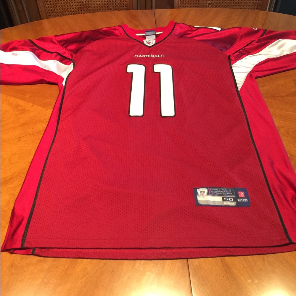 Sewn Larry Fitzgerald #11 Arizona Cardinals Jersey