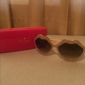 Kate Spade lip shaped sunglasses