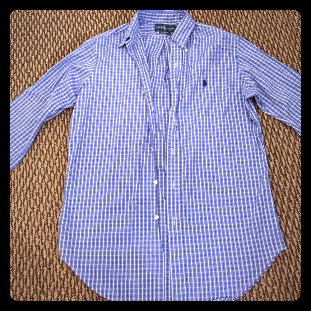 Ralph Lauren blue dress shirt