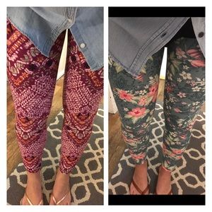 EUC Lularoe OS legging bundle!