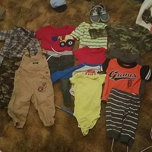 Baby boy clothes sizes 9-12 month
